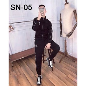 Bộ Quần Áo Thu Đông Thể Thao Nam - Bộ Nỉ Nam Dài Tay CÓ KHÁO KÉO Chất Nỉ trơn, Dày Dặn, Trẻ Trung Năng Động