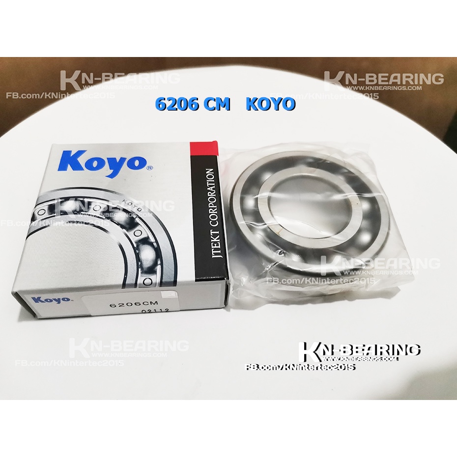 6206 CM KOYO Thương Hiệu Chính Hãng Không Có Nắp Sắt Tổ 6206 Kích Thước 30 * 62 * 16
