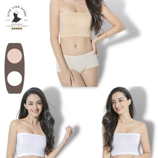 Áo ống cúp ngực BRA không dây chất thun mềm mịn co giãn BRA81