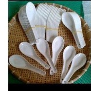 muỗng sứ trắng (set 10c)