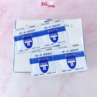 Hộp 204 miếng giấy bạc ủ móng - giấy bạc ủ móng phá gel phá bột