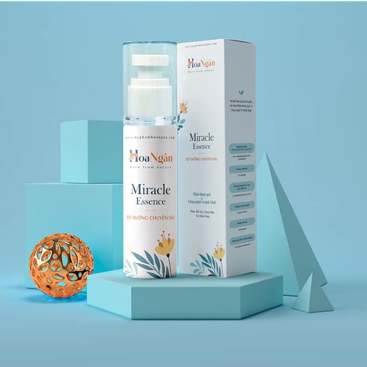 Mỹ phẩm Hoa Ngân-Nước thần Miracle Essence Xịt Dưỡng chuyên sâu