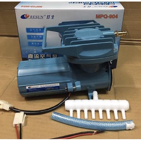 Bơm oxy dùng bình ắc quy Resun 12/24v