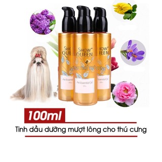 Tinh dầu show queen dưỡng lông thơm lâu khử mùi cho thú cưng