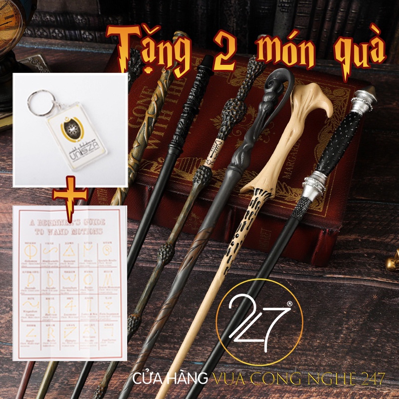 Đũa phép Harry Potter Kim loại chắc chắn độc đáo + QUÀ TẶNG