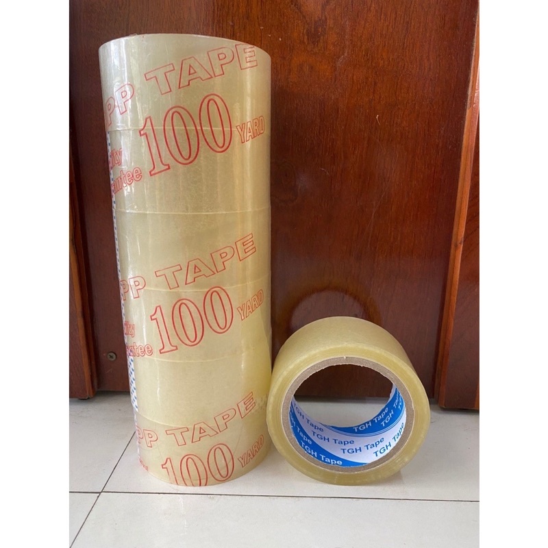 Băng keo trong, đục, loại 100YARD,120 YARD , băng keo dán thùng, gói hàng siêu dính, siêu chắc chắn