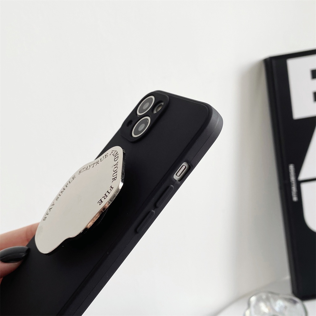 Ốp Điện Thoại TPU Mềm Chống Va Đập Có Giá Đỡ Cho IPhone 14 Pro Max 11 7Plus 13 12 11 Pro Max X XS Max