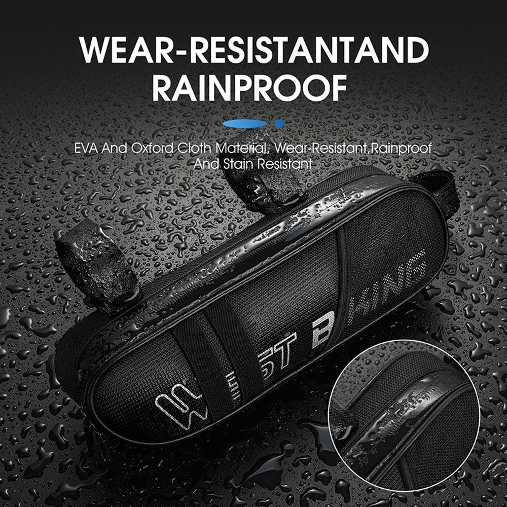 Túi Đựng Đồ Hình Tam Giác Gắn Khung Trước Xe Đạp Tiện Dụng