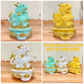 Tượng Tỳ Hưu phong thủy cao 16cm x ngang 12cm - 3 màu