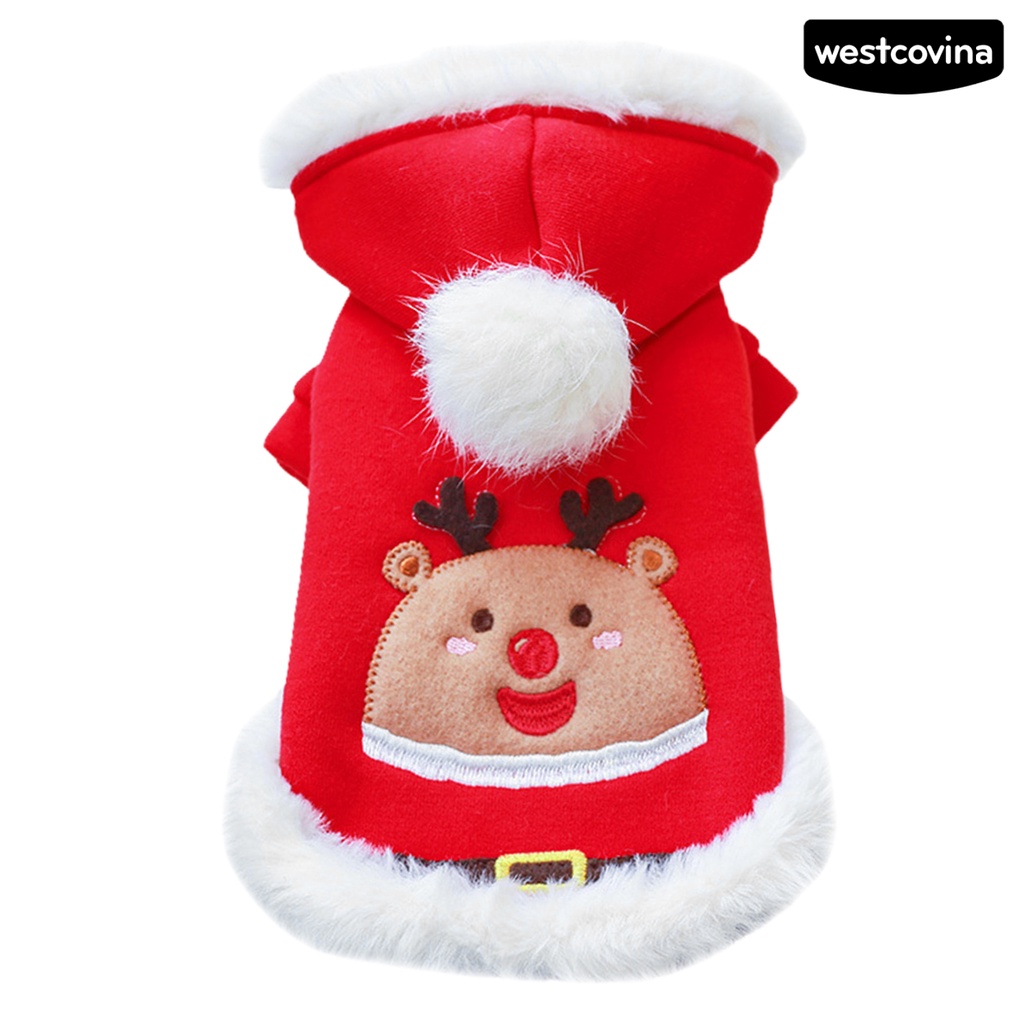 [COD]♘Áo Vest Bằng Polyester Viền Lông Mềm Mại Thoải Mái Giữ Ấm Cho Thú Cưng