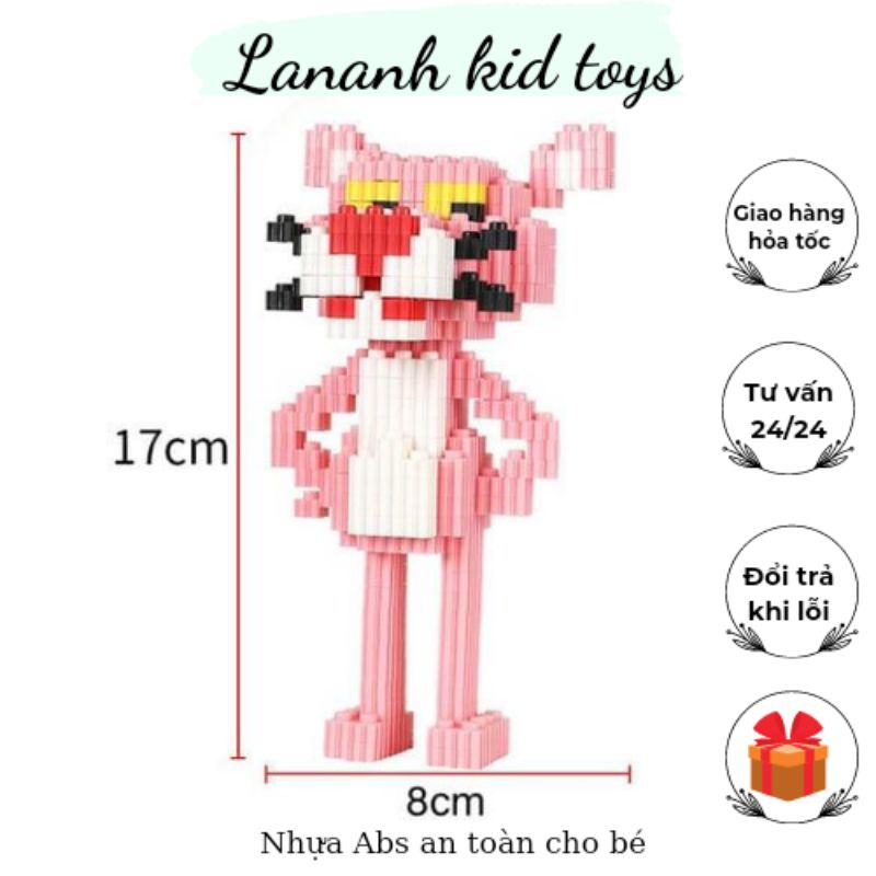 Lego Lắp Ráp Nhân Vật Hoạt Hình 3D, Đồ Chơi Phát Triển Trí Tuệ Cho Bé