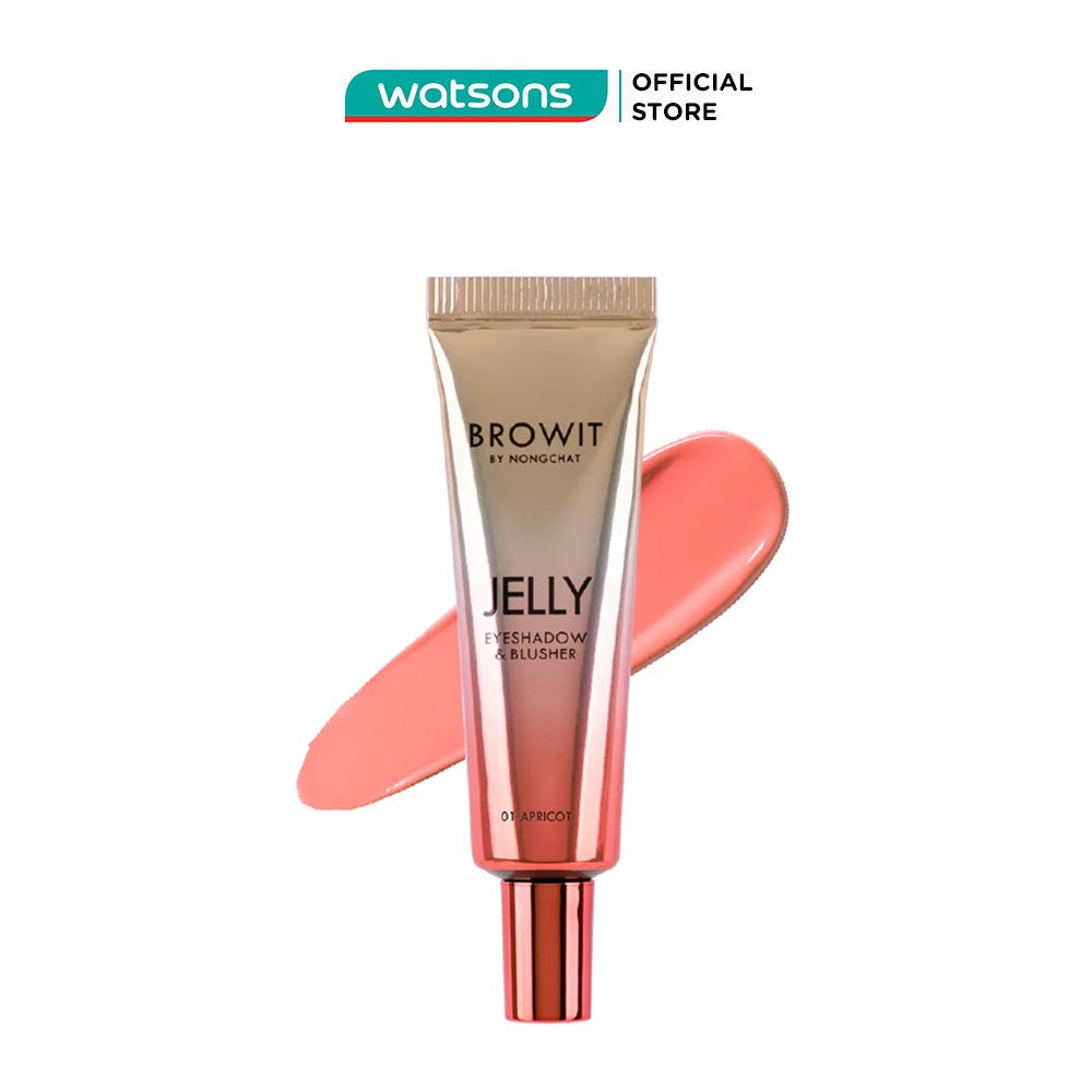 Kem Má Hồng Và Phấn Mắt BROWIT Jelly Eyeshadow &amp; Blusher 10g
