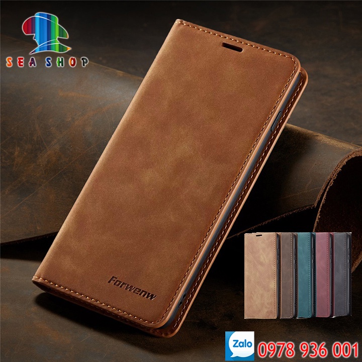 Bao da Samsung S9 và S9 Plus Cao cấp - Thiết kế dạng ví sang trọng -Phong cách Da lộn - Có ngăn cài thẻ - tiên mặt