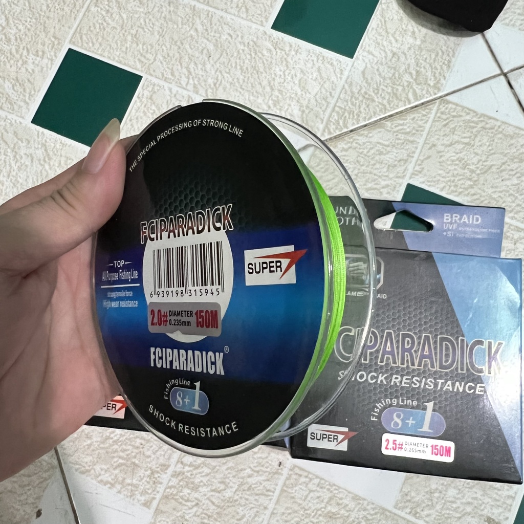 Dây Dù 150m Dù Chìm Câu Cá Pe FCIPARADICK 8+1 - DD150M2