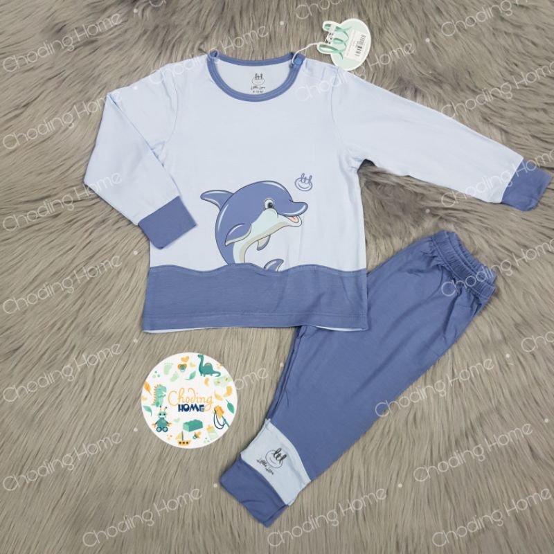 Bộ Dài Tay Hình Thú Smoothy Little Love LI3 • 9-12M 12-18M 18-24M 3Y 4Y • Choding Home