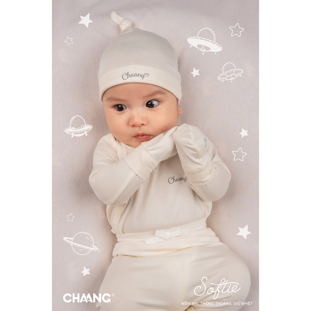 Phụ kiện sơ sinh bao tay, bao chân, mũ  Chaang cho bé