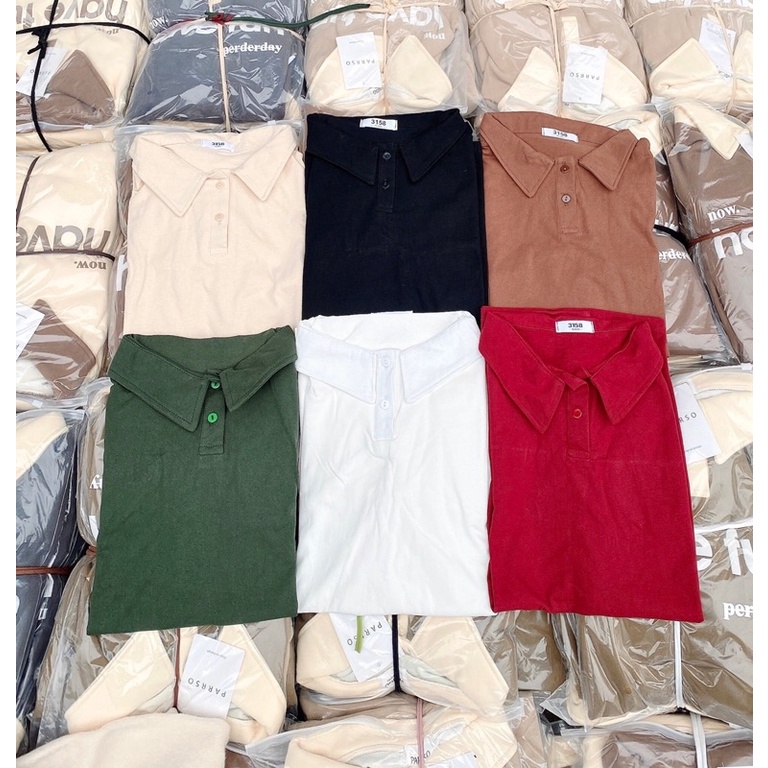 Áo polo trơn - ảnh thật nhiều màu