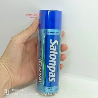 SALONPAS JET SPRAY XỊT GIAM ĐAU LỌ 118ML