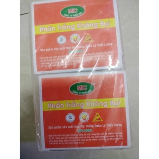 Combo 2 hộp phấn -  Hộp lớn phấn không bụi MIC (100 viên)