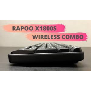Bộ Bàn Phím Chuột Không Dây Rapoo X1800S Hàng Chính Hãng, Bảo Hành 24 Tháng