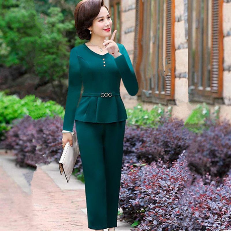 Bộ Áo Vest Tay Dài Dáng Ôm Phối Quần Dài Kiểu Hàn Quốc Thời Trang Xuân Thu 2023
