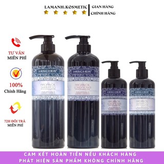 Dầu gội collagen HISCHER ARGAN OIL phục hồi tóc hư tổn khô sơ kiềm dầu sạch gàu, cặp gội xả chính hãng 500ml – 1000ml