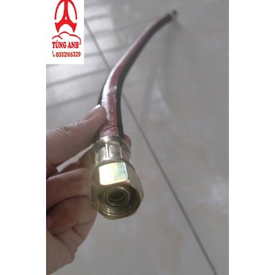 Ty ô phanh hơi bố thép dài L700, 2 đầu bằng nhau