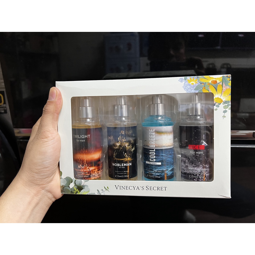 Sét Quà Tặng Xịt Thơm body mist body works chai 75ml