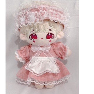 [OUTFIT FOR DOLL] đầm hầu gái cho doll (15cm & 20cm & IDV & body ú)