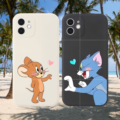 Ốp lưng IPhone Tom và Jerry cạnh vuông 6/6plus/6s/6splus/7/7plus/8/8plus/x/xr/xs/11/12/13/14/pro/max/plus/promax BVC877