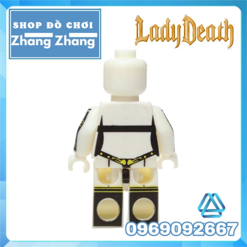 Đồ chơi Xếp hình Lady Death Siêu anh hùng Marvel Minifigures WM377 WM6012