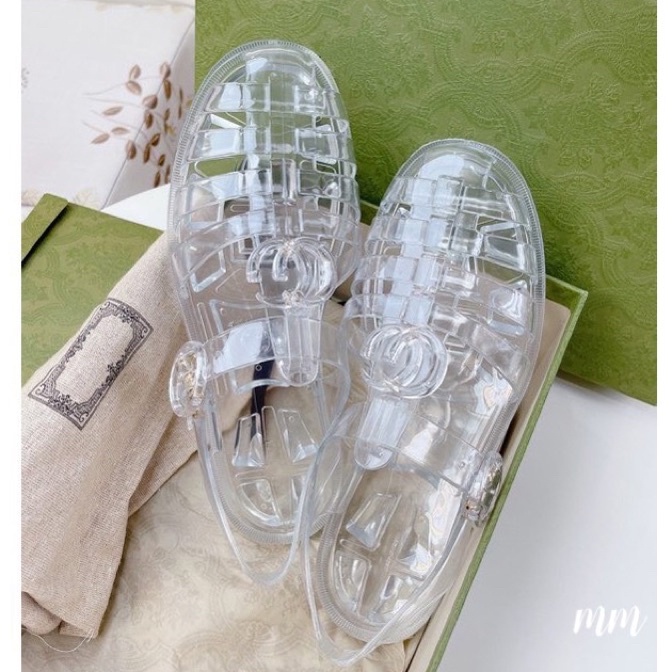 Dép Rọ Gucci , Dép dọ sandal GC Quai Hậu Đế Đúc Cao Cấp Nam Nữ Mẫu Mới 2023