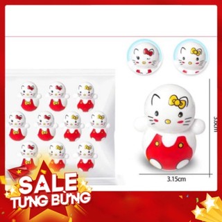 Đồ chơi lật đật mini squid game, lật đật doraemon dễ thương cho bé