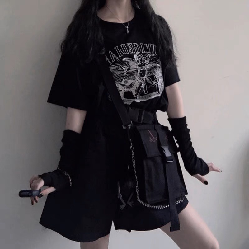 Găng tay len cotton xỏ ngón Găng tay UNISEX phối đồ ngầu cá tính