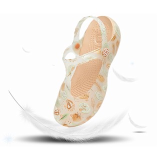 Giày nữ lấp lánh- sandal quai hậu đi biển- dép y tá nữ