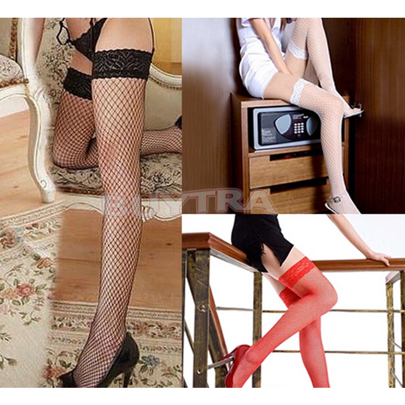 [springeven] Vớ Lưới Dài Cỡ Lớn Quyến Rũ Gợi Cảm Cho Nữ