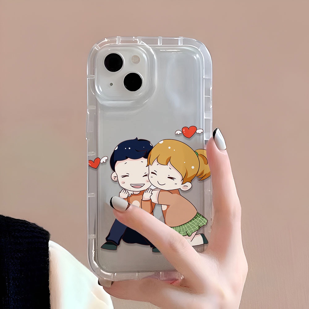 Ốp Điện Thoại In Hình Bé Trai Bé Gái Cho iphone 14promax 11 13 12 7Plus 6 6s XR X XS Max