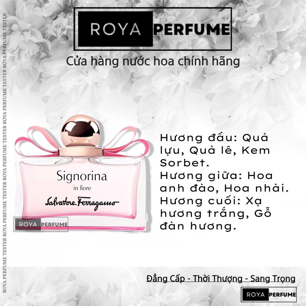 -𝑹𝑶𝑱𝑨- Nước hoa Salvatore Ferragamo Signorina In Fiore -𝑹𝑶𝑱𝑨-