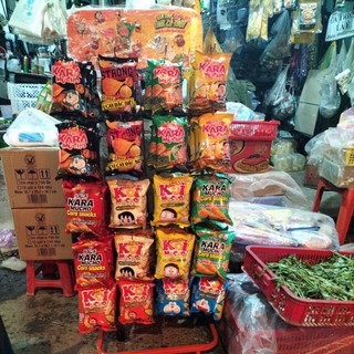 Snack khoai tây vị cay - snack bắp thơm ngon thương hiệu karamucho