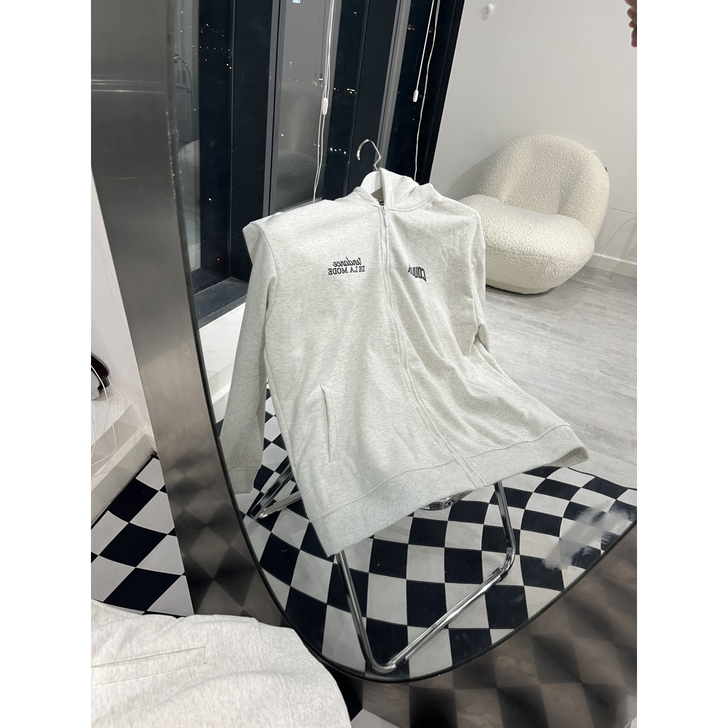 ÁO KHOÁC NỈ HOODIE ZIP BASIC COULEUR TENDANCE LOCAL BRAND HD01