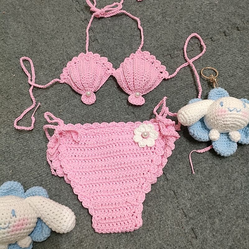 Bikini cho bé gái, Bikini handmade cho bé