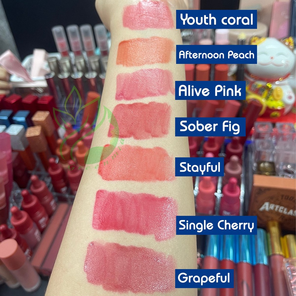 Son Tint Bóng Lì 3CE SYRUP LAYERING TINT SINGLE CHERRY  Đỏ Anh Đào Bóng Tươi Mới