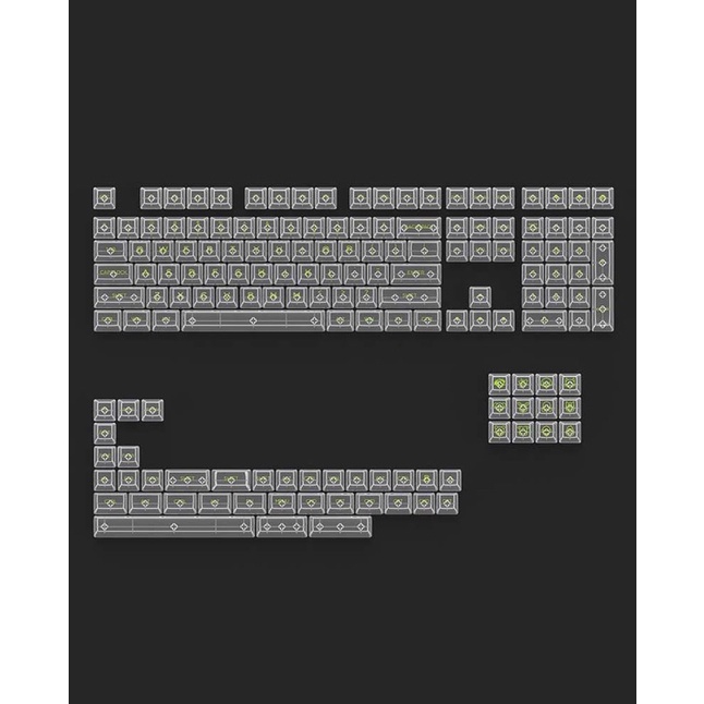 AKKO Keycap set – White/ Black | GEARBROS