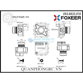 Foxeer Razer Mini Camera Lens 1.8mm HS1236