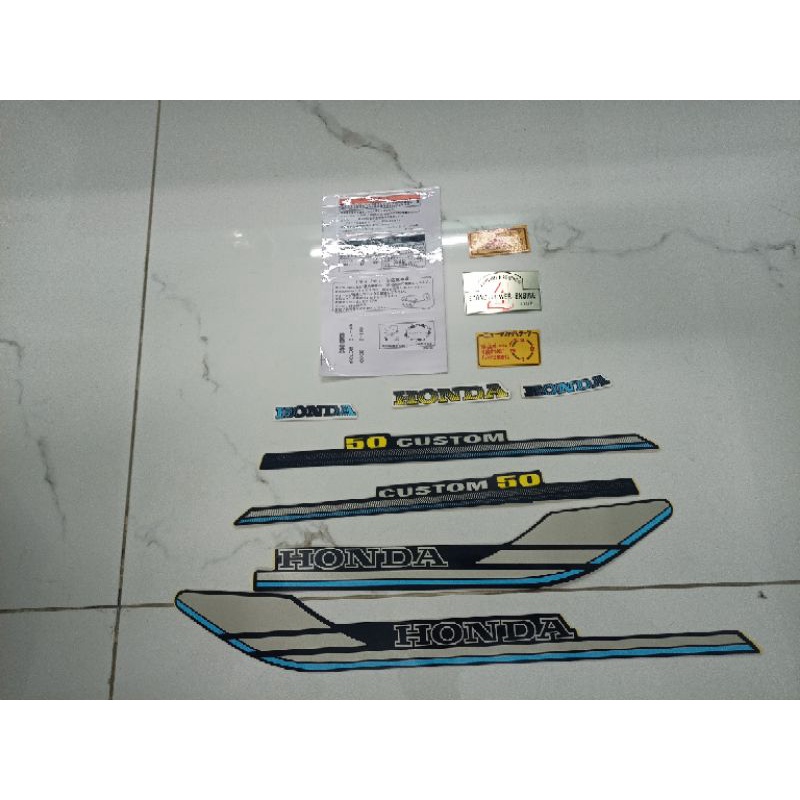 Bộ tem custom 50 xe đời mới new