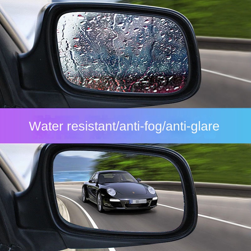 Màng gương chiếu hậu xe hơi chống mưa màng kính phản xạ chống sương phim loại bỏ sương mù Ổ nước cửa