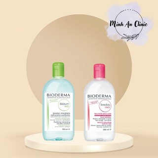Nước tẩy trang cho đầu da mụn BIODERMA Sébium H2O 500ml