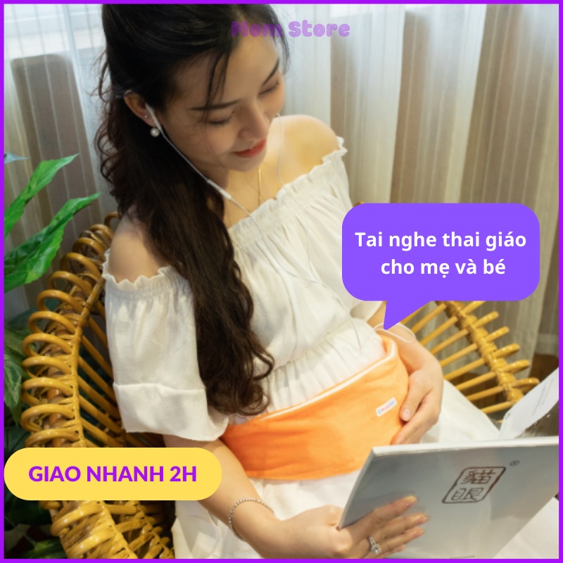 Tai nghe thai giáo cho bà bầu và thai nhi musickid Máy nghe nhạc thai giáo