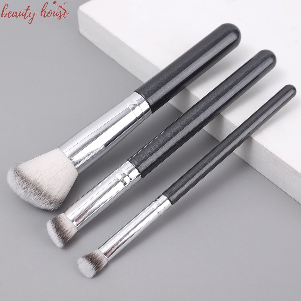 Cọ Trang Điểm Nền Khô Và Ướt Bằng Sợi Lông Mềm Chuyên Nghiệp Cho Nữ