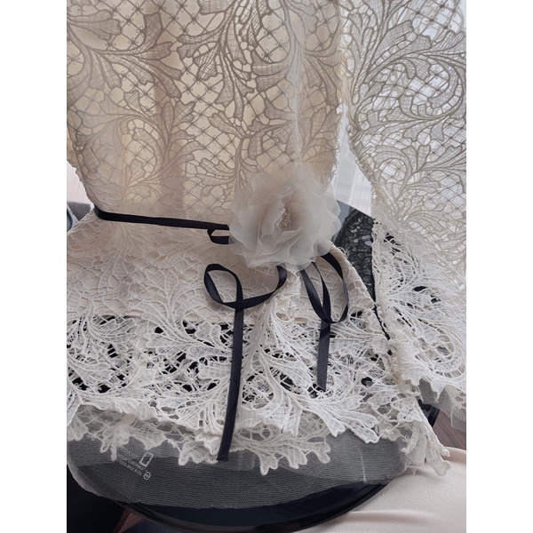 Áo Ren Dài Tay Thắt Nơ Eo Tặng Kèm Hoa✨